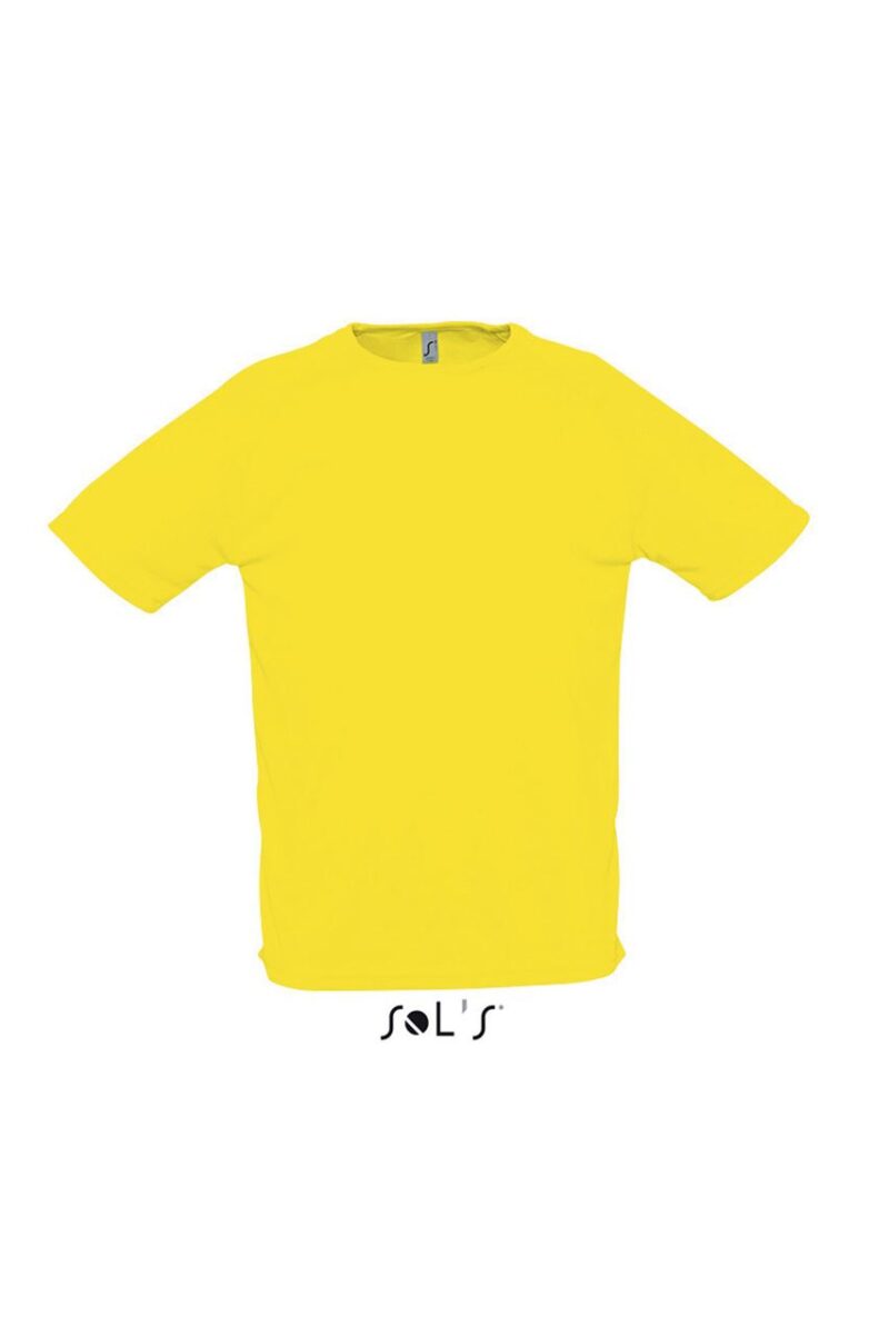 SOL'S SPORTY - RAGLAN SLEEVED T-SHIRT - λεμονί