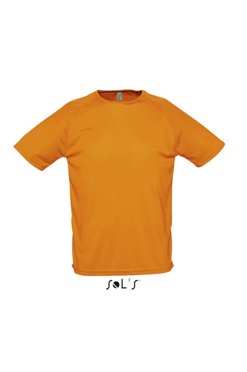 SOL'S SPORTY - RAGLAN SLEEVED T-SHIRT - Νέον Πορτοκαλί