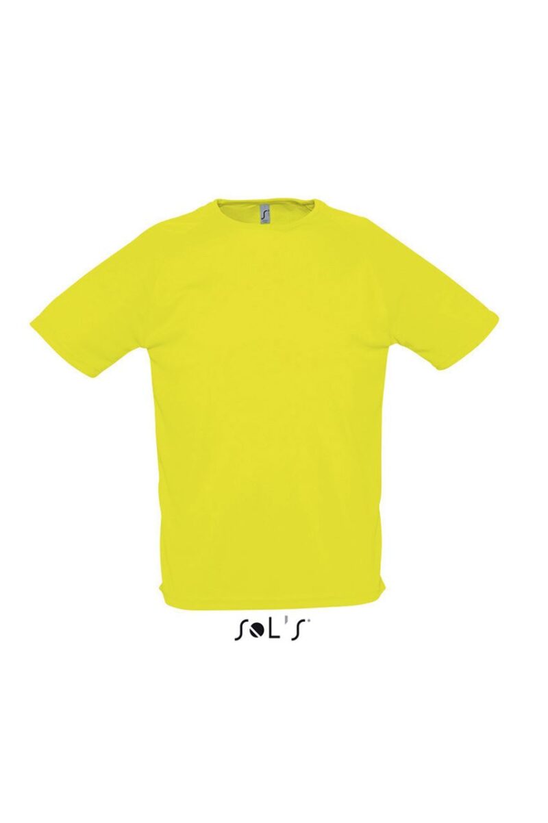 SOL'S SPORTY - RAGLAN SLEEVED T-SHIRT - Νέον Κίτρινο