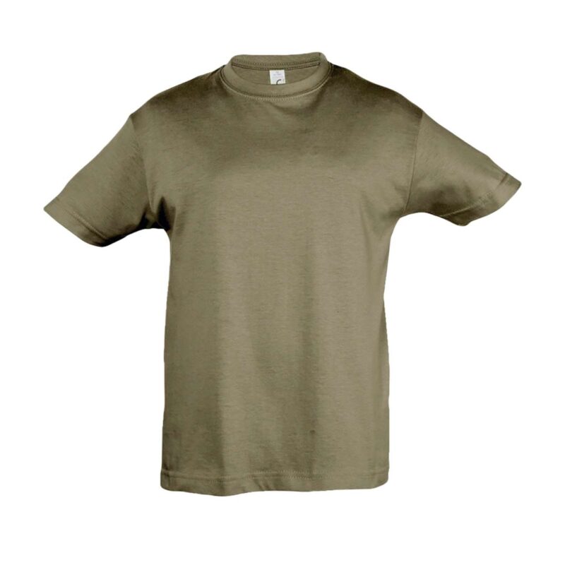 so11970-army-a1 T-SHIRT REGENT SOL'S' - ROUND KIDS NECK - χακί