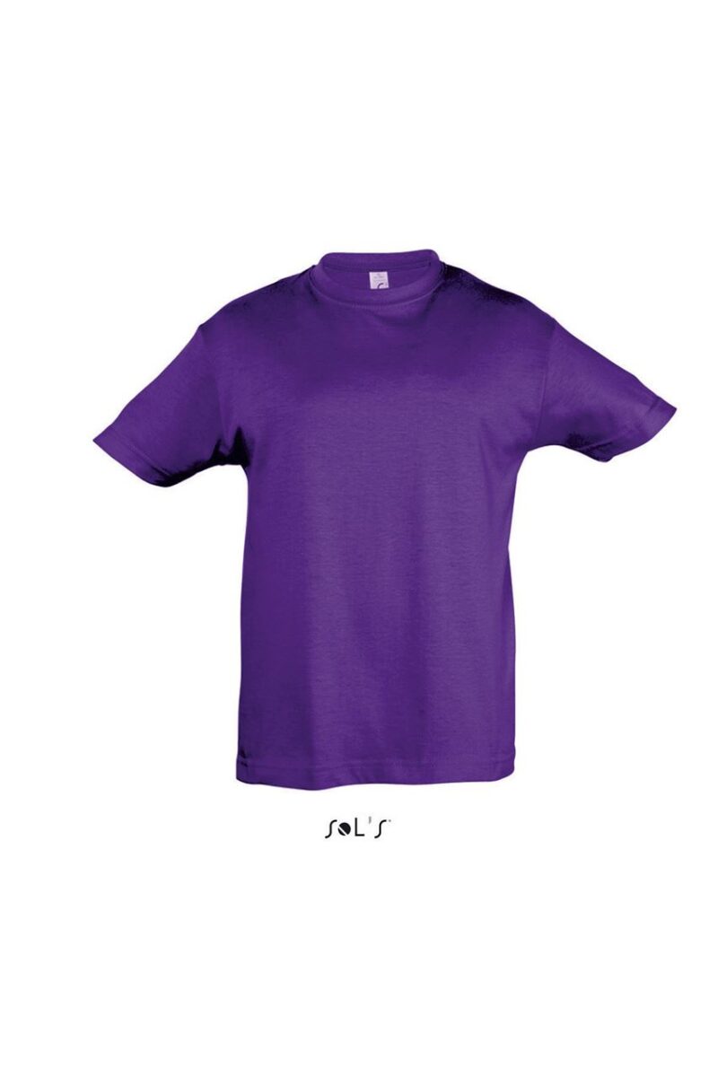 so11970-dark_purple-a T-SHIRT REGENT SOL'S' - ROUND KIDS NECK - Σκούρο μωβ