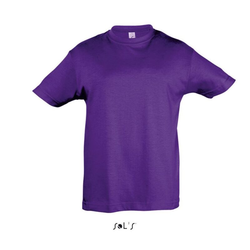 so11970-dark_purple-a T-SHIRT REGENT SOL'S' - ROUND KIDS NECK - Σκούρο μωβ