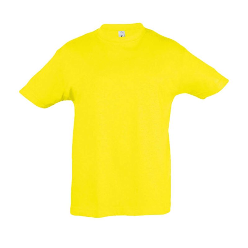 so11970-lemon-a1 T-SHIRT REGENT SOL'S' - ROUND KIDS NECK - λεμονί