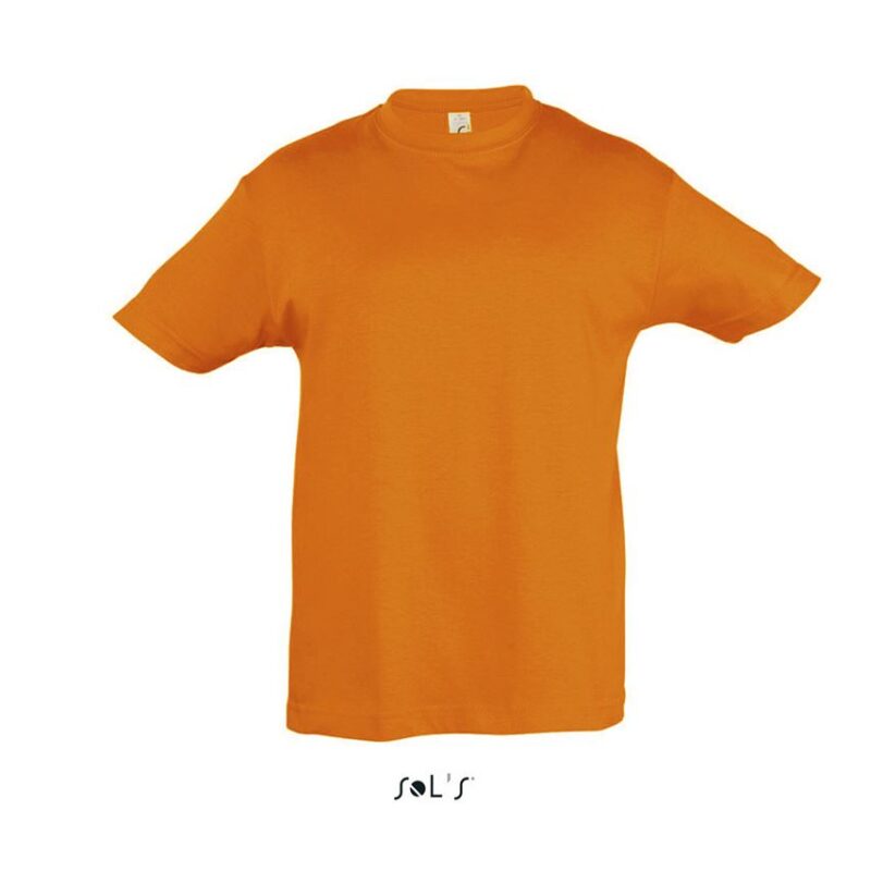 so11970-orange-a T-SHIRT REGENT SOL'S' - ROUND KIDS NECK - πορτοκαλί