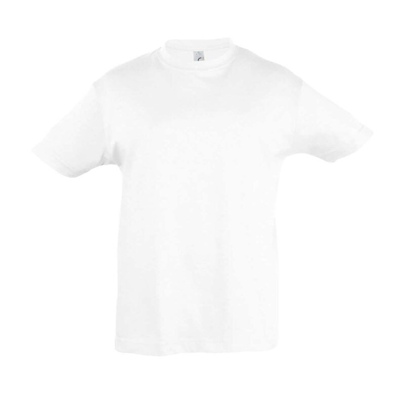 so11970-white-a1 T-SHIRT REGENT SOL'S' - ROUND KIDS NECK - Λευκό
