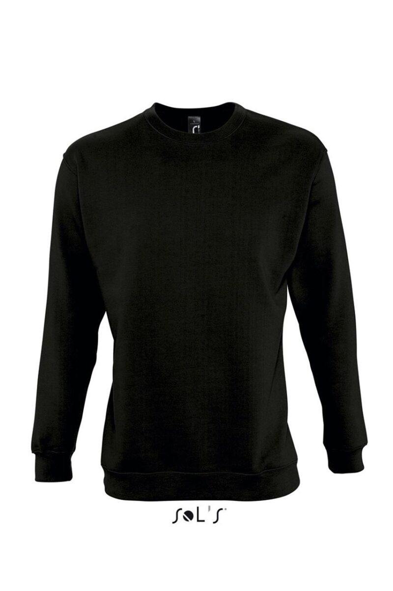 so13250-black-a SWEATSHIRT SUPREME UNISEX - SOL'S NEW - Μαύρο