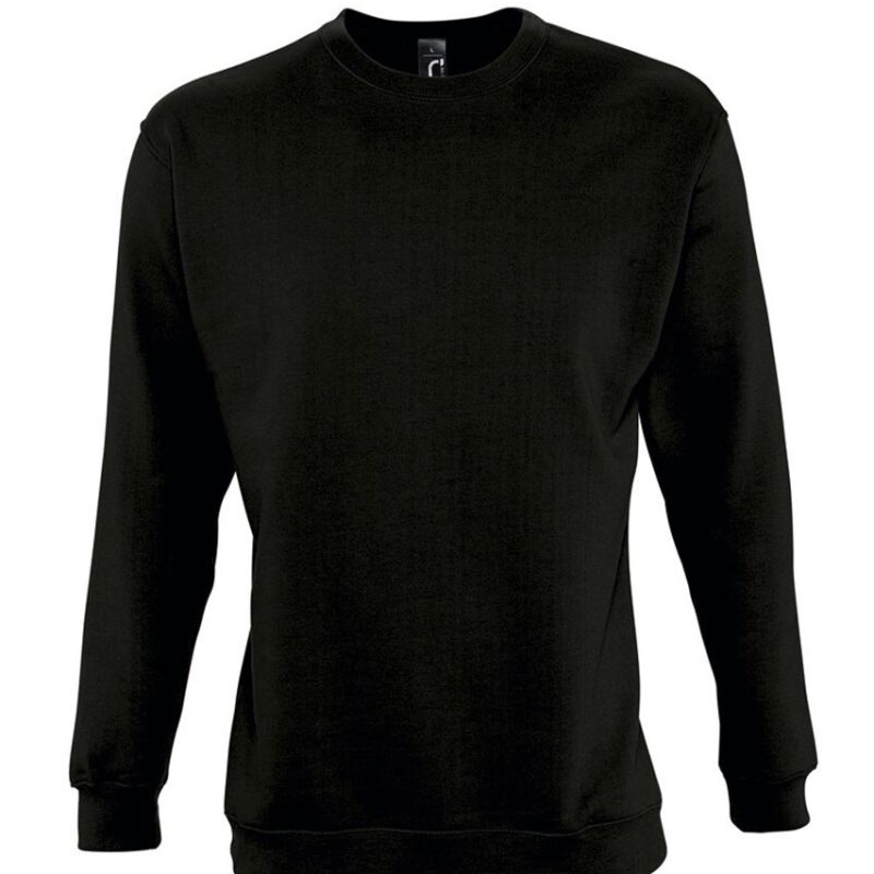 SWEATSHIRT SUPREME UNISEX - SOL'S NEW - Μαύρο