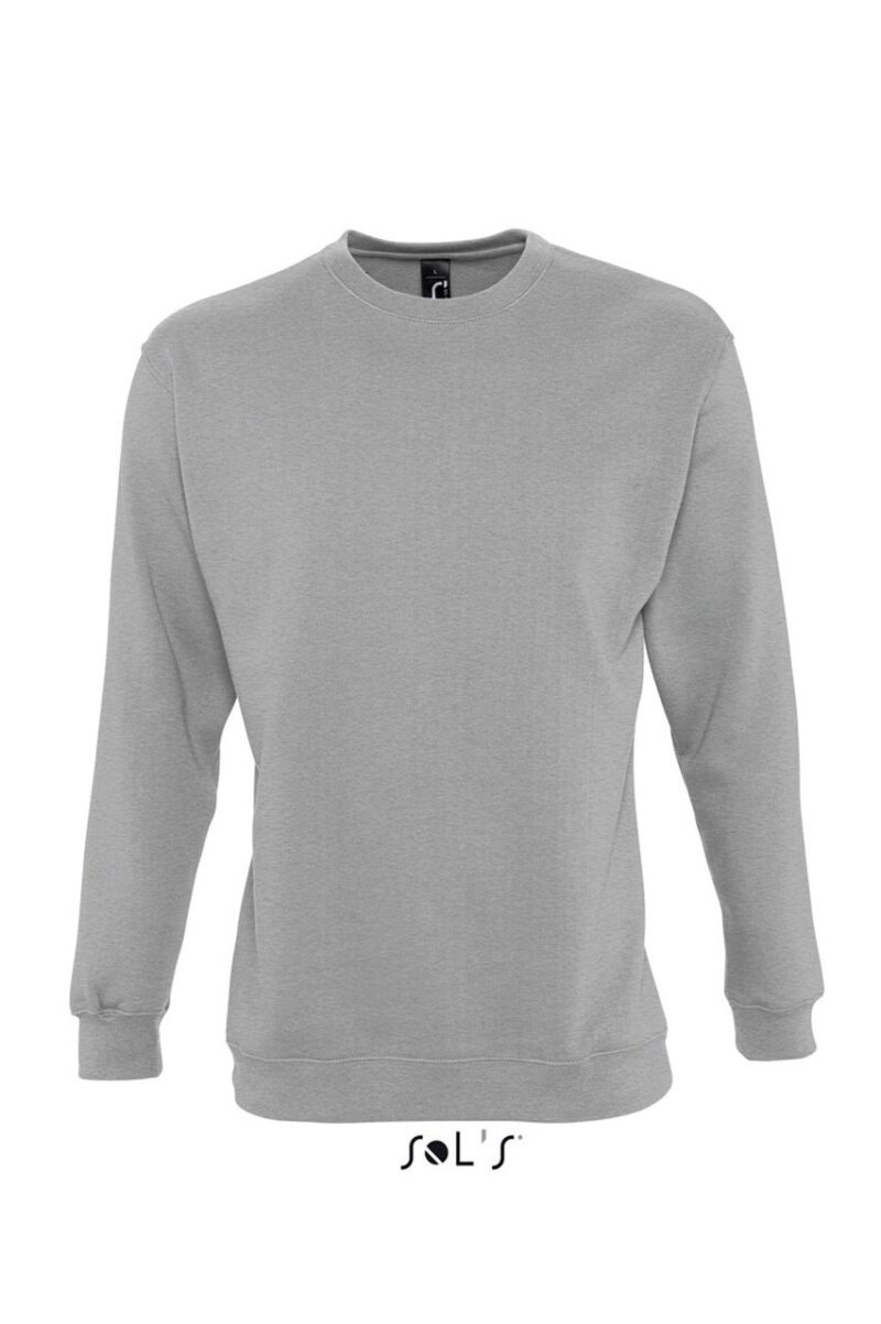 so13250-grey_melange-a SWEATSHIRT SUPREME UNISEX - SOL'S NEW - Γκρι Μελανζέ