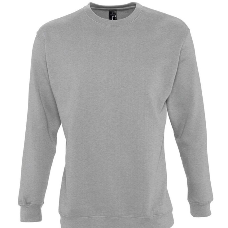 so13250-grey_melange-a SWEATSHIRT SUPREME UNISEX - SOL'S NEW - Γκρι Μελανζέ