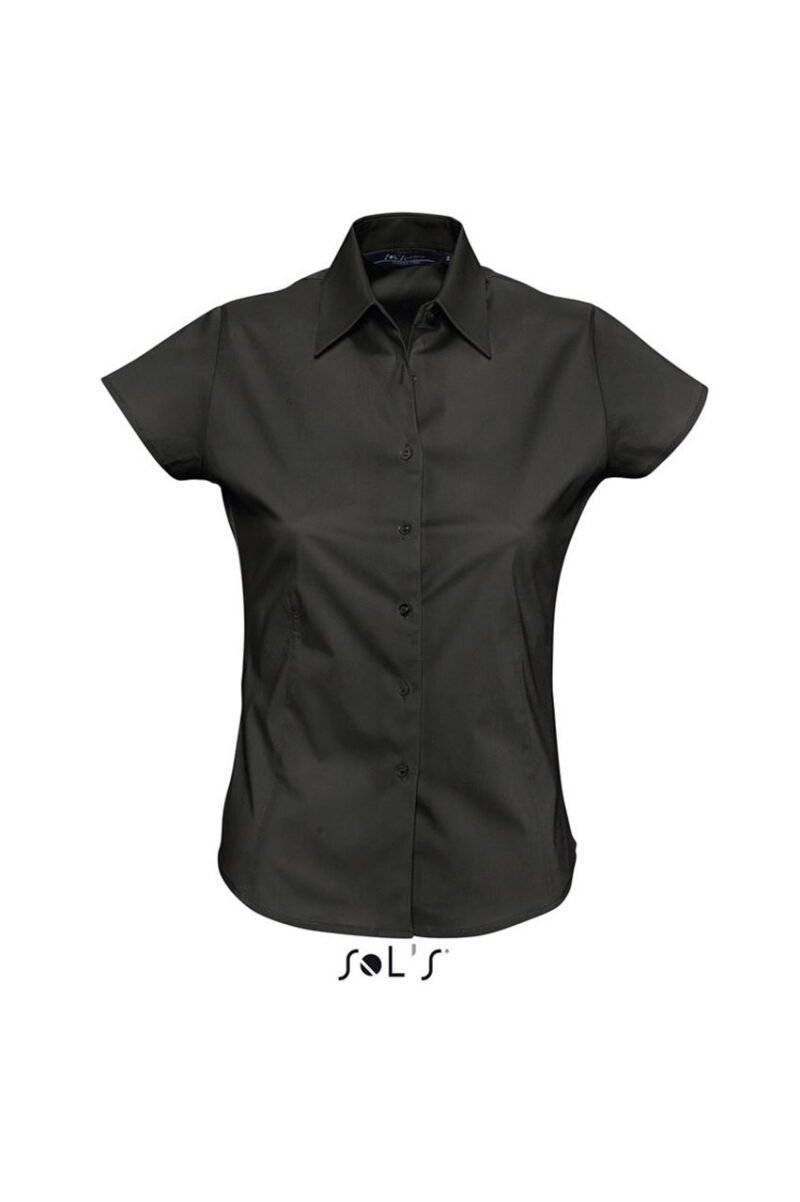 SOL'S WOMEN - SLEEVE SHORT SHIRT SOL'S EXCESS - Μαύρο