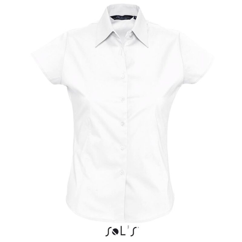 so17020-white-a SOL'S WOMEN - SLEEVE SHORT SHIRT SOL'S EXCESS - Λευκό