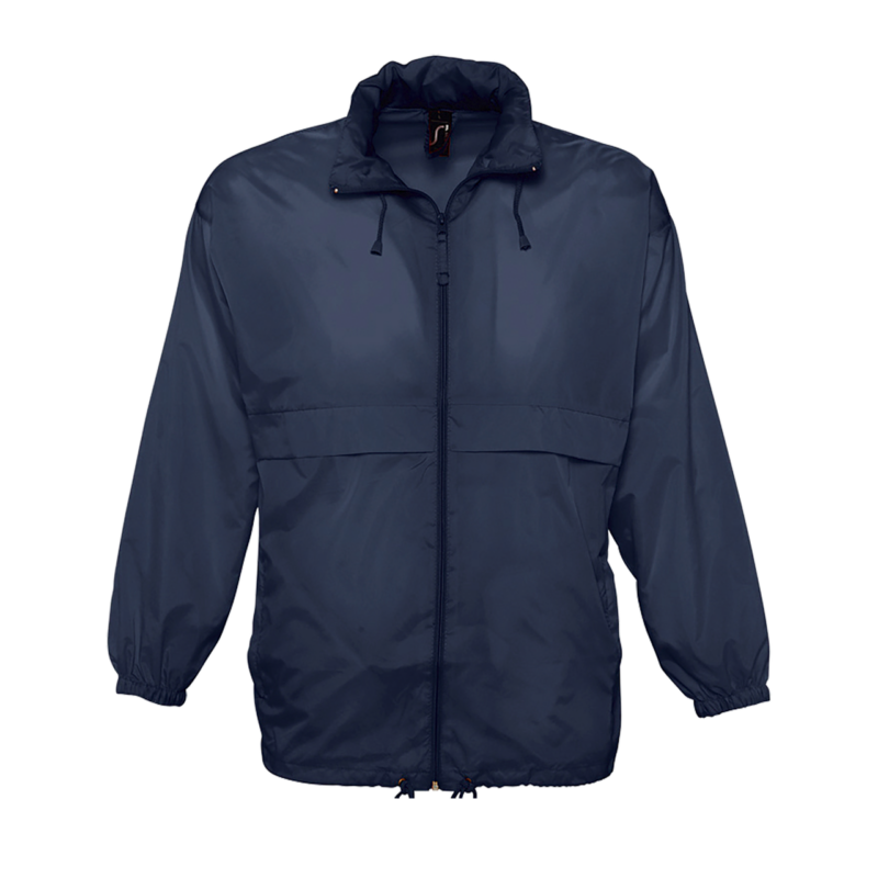 so32000-navy-a1 SOL'S SURF - UNISEX WATER REPELLENT WINDBREAKER - Μπλε μαρίν
