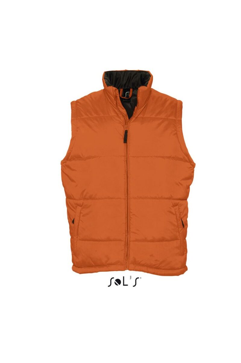 BODYWARMER Καπιτονέ - SOL'S WARM - πορτοκαλί