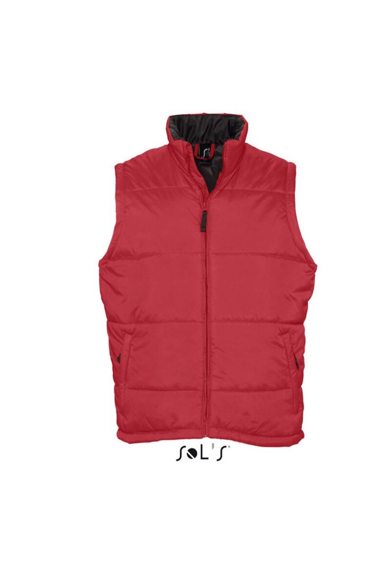 BODYWARMER Καπιτονέ - SOL'S WARM - Κόκκινο