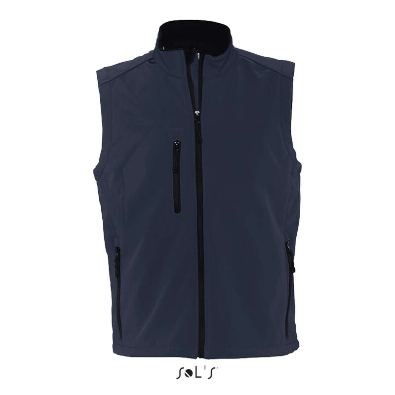 so46601-french_navy-a1 SOL'S JACKET RALLYE - MEN SOFTSHELL SLEEVELESS - Γαλλικό ναυτικό