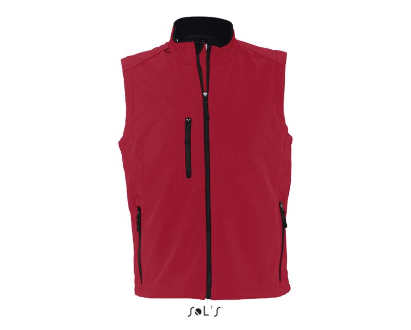 so46601-pepper_red-a1 SOL'S JACKET RALLYE - MEN SOFTSHELL SLEEVELESS - κόκκινο πιπεριάς