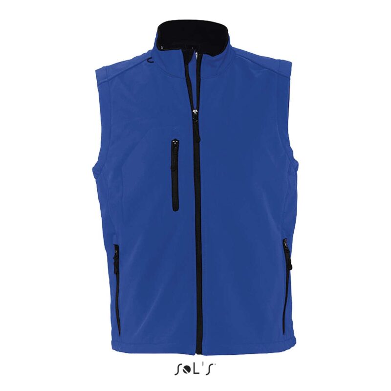 so46601-royal_blue-a1 SOL'S JACKET RALLYE - MEN SOFTSHELL SLEEVELESS - Βασιλικό μπλε
