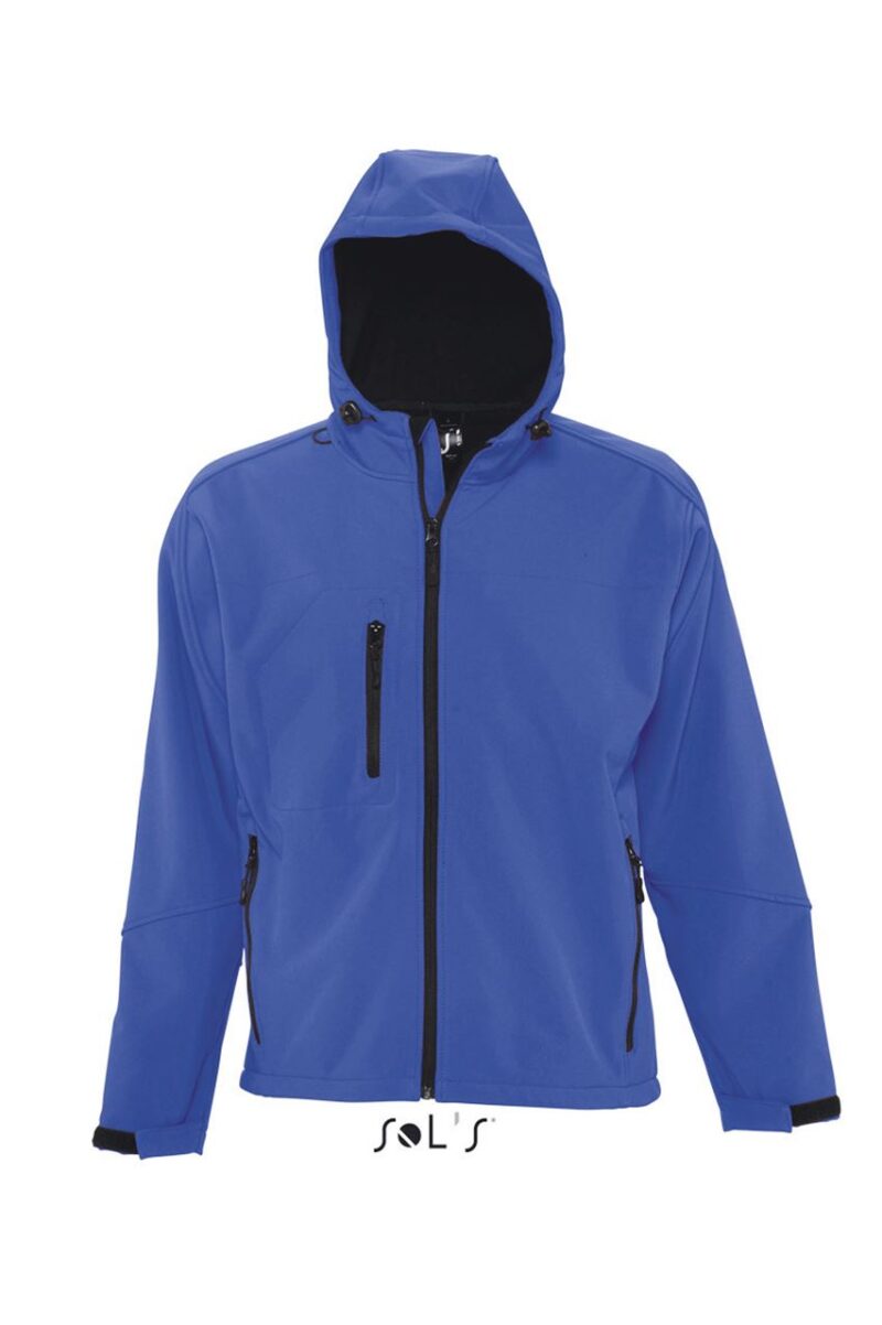 SOL'S REPLAY MEN - HOODED SOFTSHELL - Βασιλικό μπλε
