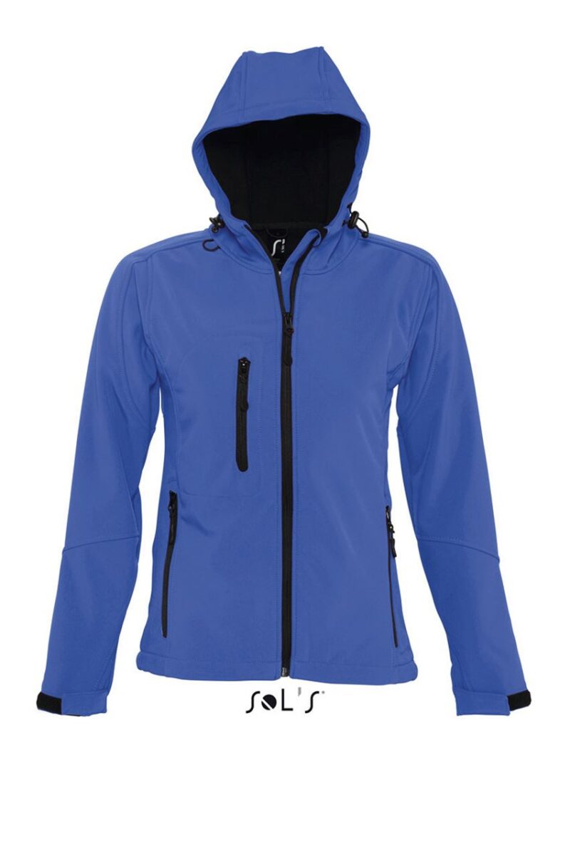 SOL'S REPLAY WOMEN - HOODED SOFTSHELL - Βασιλικό μπλε