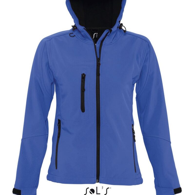 SOL'S REPLAY WOMEN - HOODED SOFTSHELL - Βασιλικό μπλε