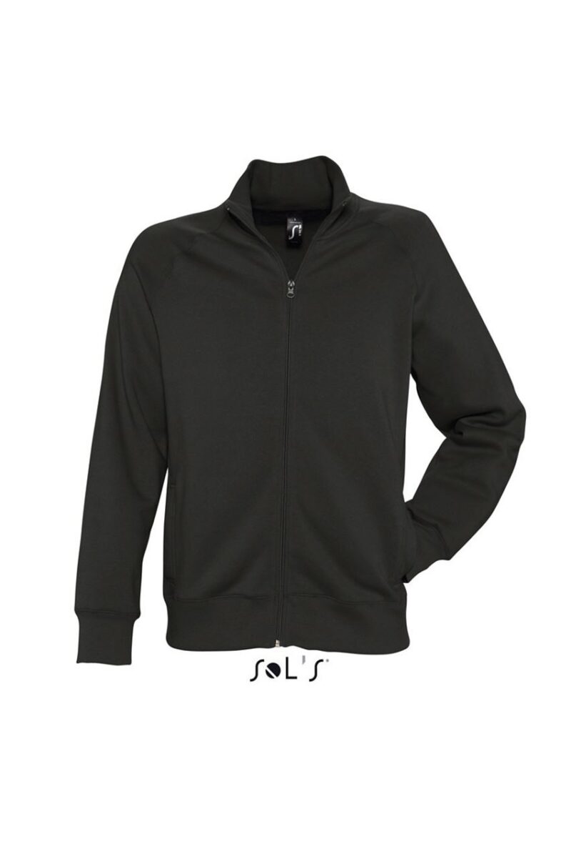 so47200-black-a SOL'S SUNDAE - Ανδρικό ZIPPED JACKET - Μαύρο