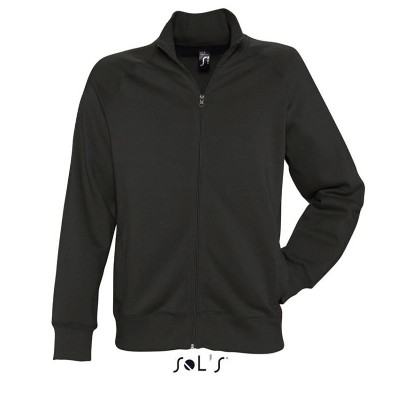 so47200-black-a SOL'S SUNDAE - Ανδρικό ZIPPED JACKET - Μαύρο