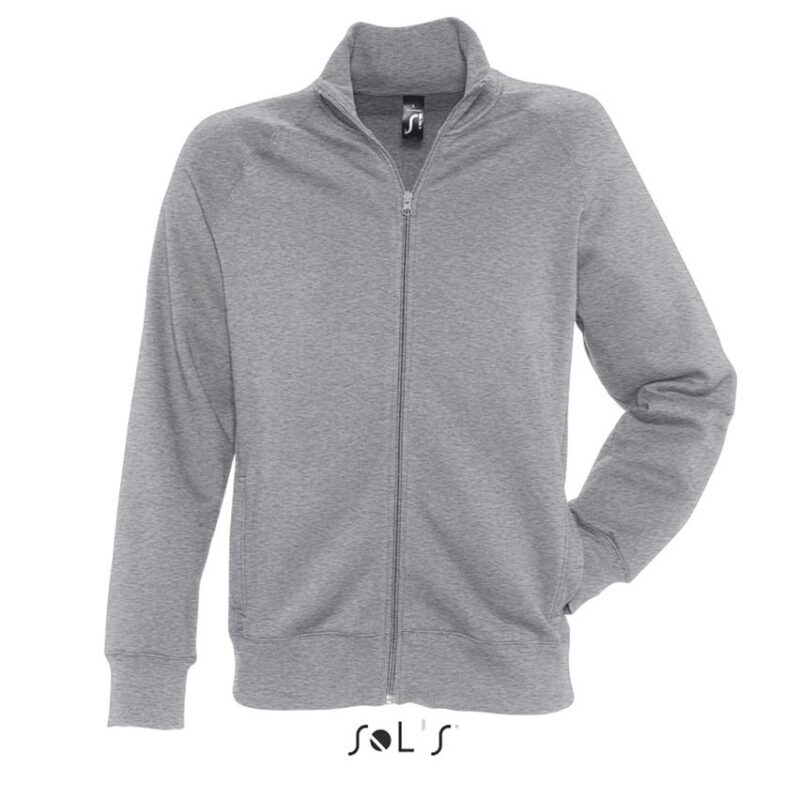 so47200-deep_grey_melange-a SOL'S SUNDAE - Ανδρικό ZIPPED JACKET - Βαθύ Γκρι Μελανζέ