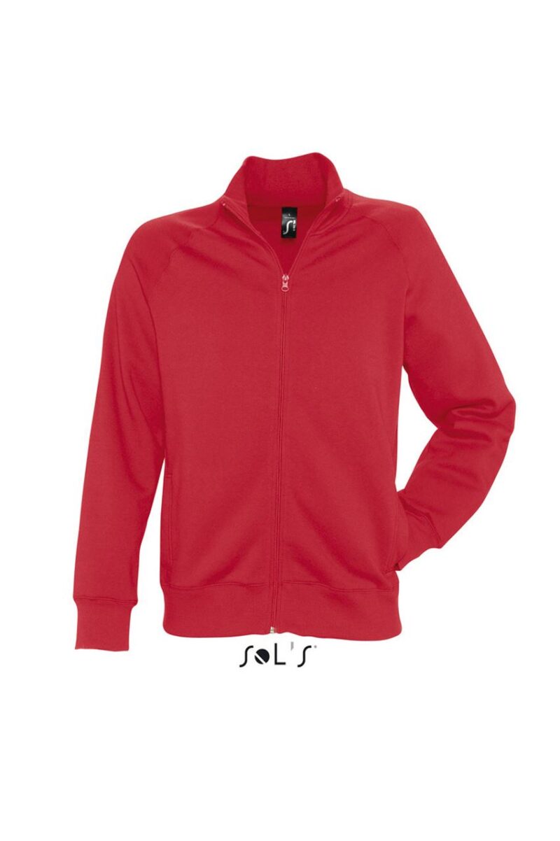 so47200-red-a SOL'S SUNDAE - Ανδρικό ZIPPED JACKET - Κόκκινο
