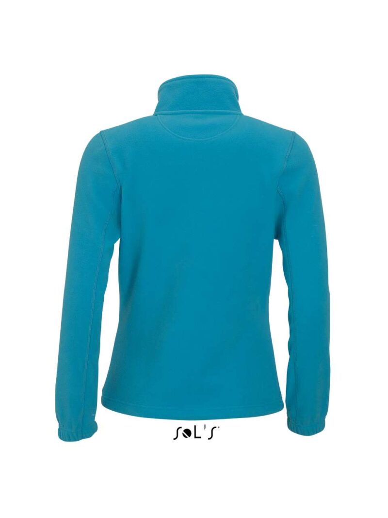 so54500-aqua-a2 SOL'S NORTH WOMEN - ZIPPED FLEECE JACKET - Θαλασσί