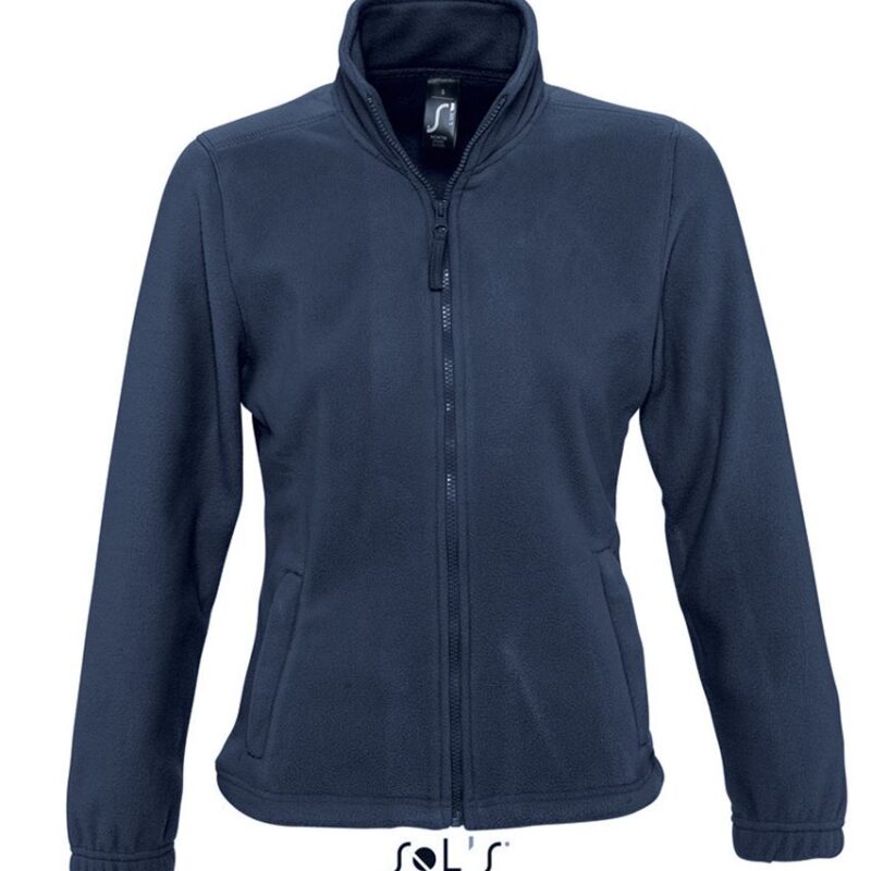 SOL'S NORTH WOMEN - ZIPPED FLEECE JACKET - Μπλε μαρίν