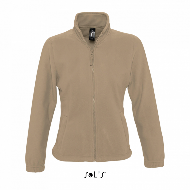 SOL'S NORTH WOMEN - ZIPPED FLEECE JACKET - χρώμα σχοινιού
