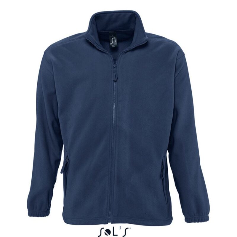 SOL'S NORTH MEN - ZIPPED FLEECE JACKET - Μπλε μαρίν
