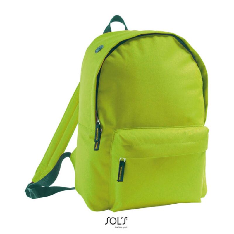 so70100-apple_green-a1 SOL'S RIDER - 600D POLYESTER RUCKSACK - Πράσινο μήλο