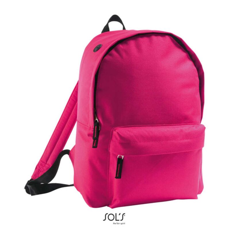 so70100-fuchsia-a1 SOL'S RIDER - 600D POLYESTER RUCKSACK - Φούξια