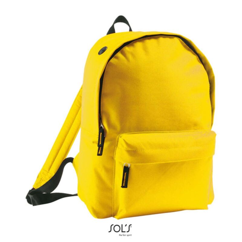 SOL'S RIDER - 600D POLYESTER RUCKSACK - χρυσό