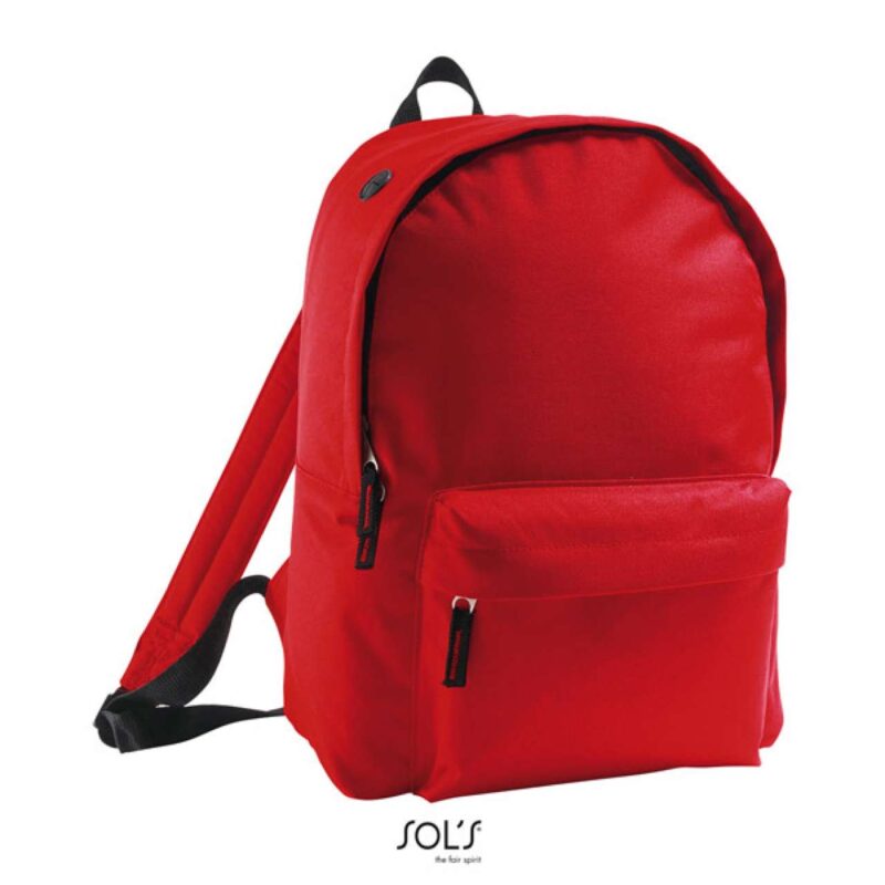 so70100-red-a1 SOL'S RIDER - 600D POLYESTER RUCKSACK - Κόκκινο