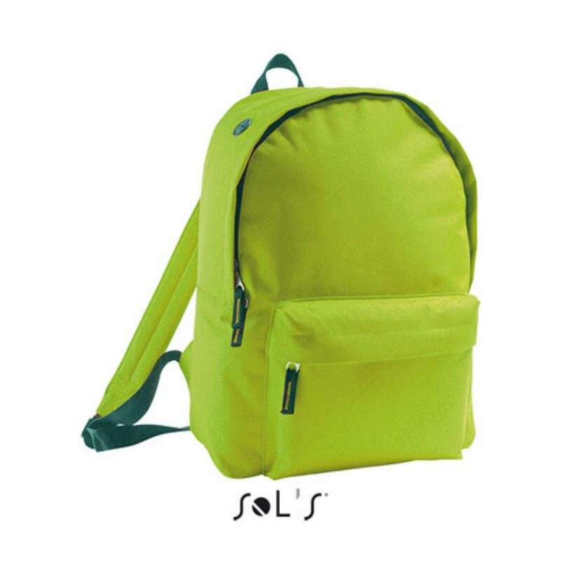 so70101-apple_green-a1 SOL'S RIDER KIDS' - 600D POLYESTER RUCKSACK - Πράσινο μήλο