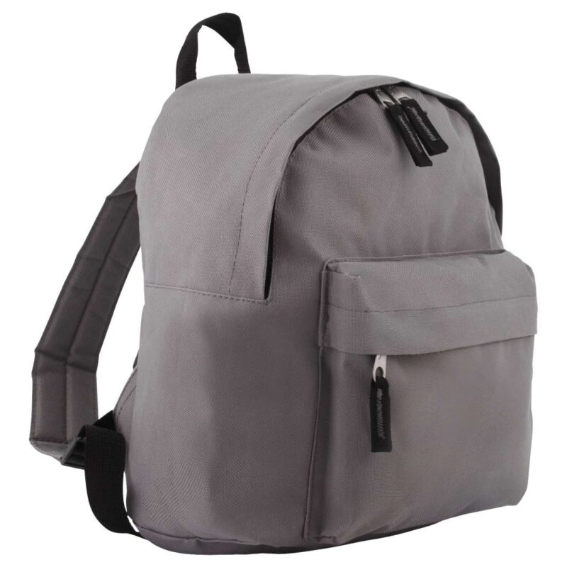 so70101-graphite-a1 SOL'S RIDER KIDS' - 600D POLYESTER RUCKSACK - Graphite