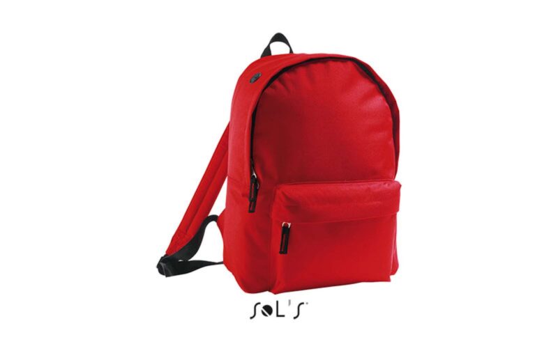 so70101-red-a1 SOL'S RIDER KIDS' - 600D POLYESTER RUCKSACK - Κόκκινο
