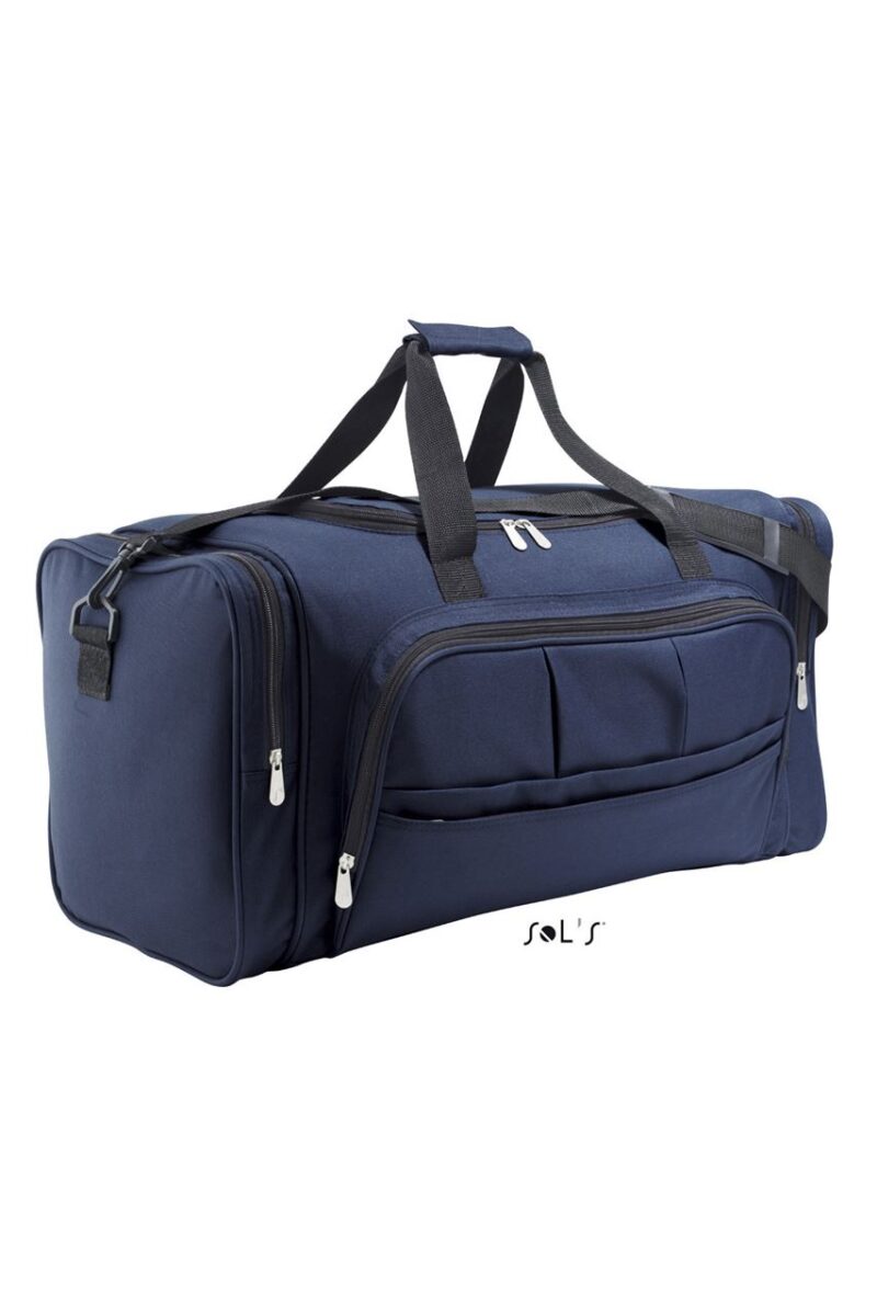 so70900-french_navy-a SOL'S WEEK-END - 600D POLYESTER MULTI-POCKET TRAVEL BAG - Γαλλικό ναυτικό