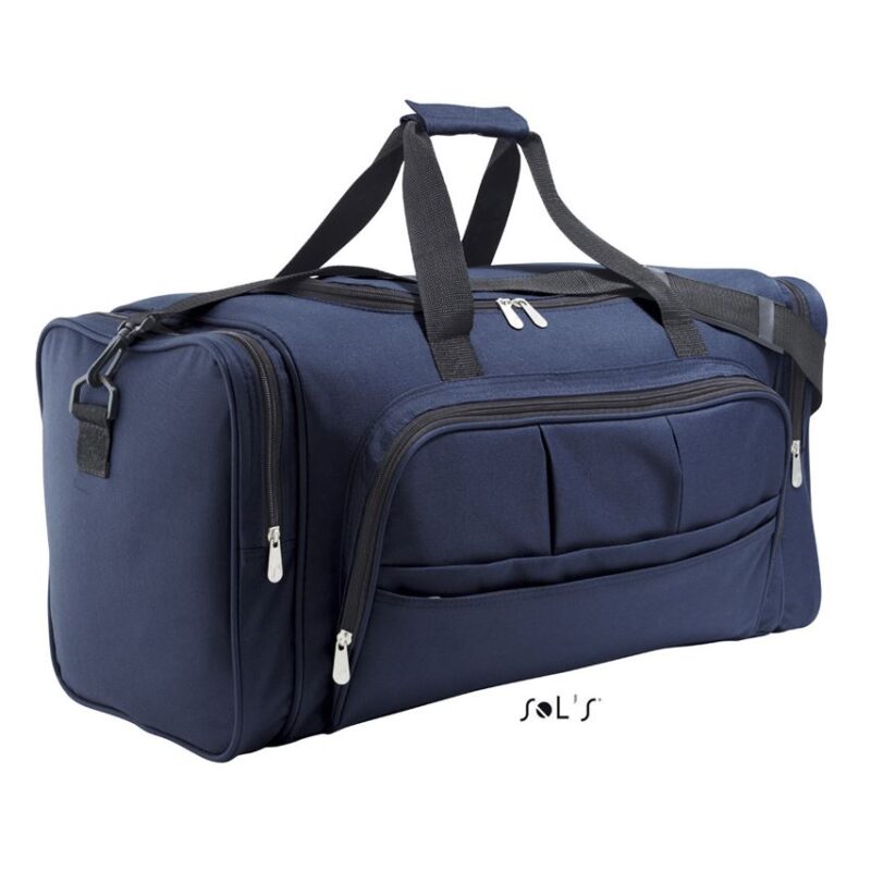 so70900-french_navy-a SOL'S WEEK-END - 600D POLYESTER MULTI-POCKET TRAVEL BAG - Γαλλικό ναυτικό