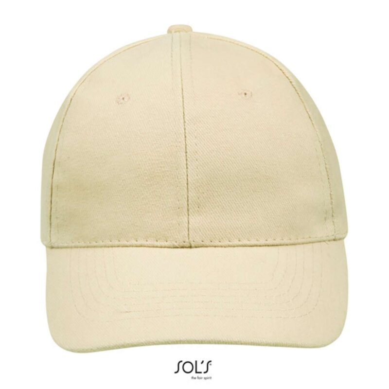 BUFFALO SOL'S - SIX PANEL CAP - μπεζ