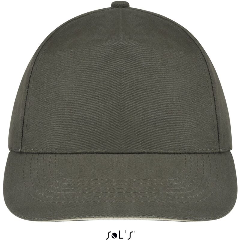 so88110-army_beige-a SOL'S SUNNY - FIVE PANEL CAP - χακί/μπεζ