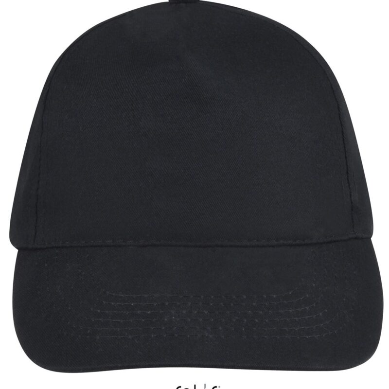 so88110-black-a SOL'S SUNNY - FIVE PANEL CAP - Μαύρο