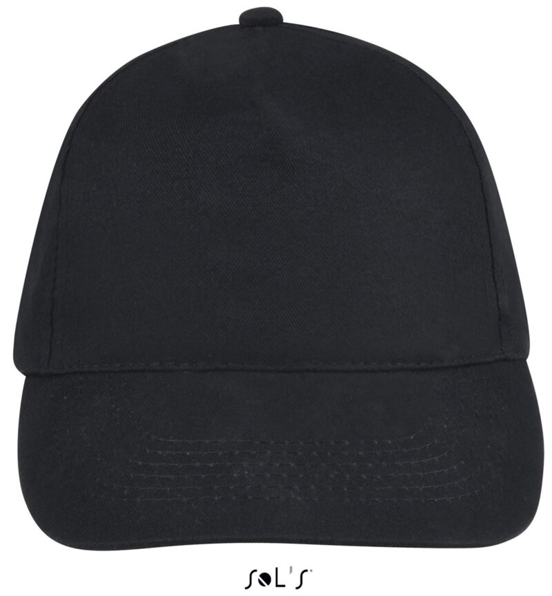 SOL'S SUNNY - FIVE PANEL CAP - Μαύρο