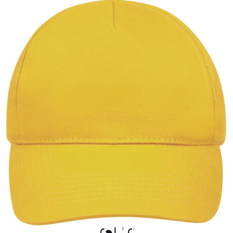 so88110-gold-a SOL'S SUNNY - FIVE PANEL CAP - χρυσό