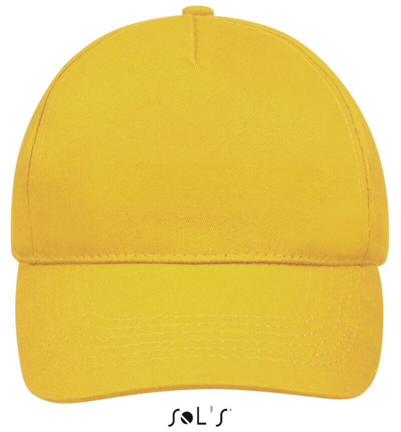 so88110-gold-a SOL'S SUNNY - FIVE PANEL CAP - χρυσό