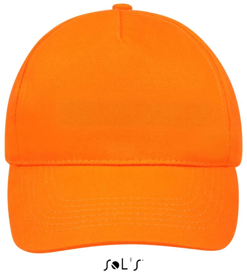 so88110-orange-a SOL'S SUNNY - FIVE PANEL CAP - πορτοκαλί