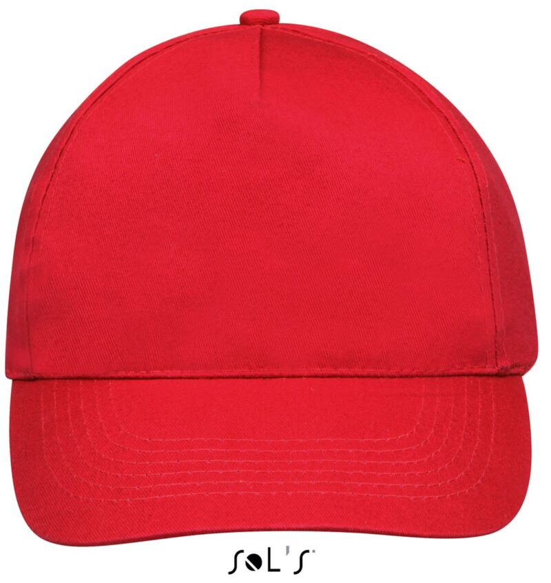 so88110-red-a SOL'S SUNNY - FIVE PANEL CAP - Κόκκινο