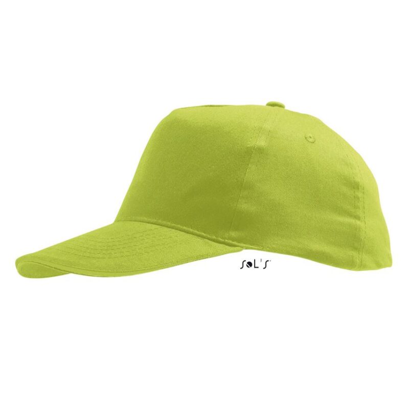 so88111-apple_green-a SOL'S SUNNY KIDS' - FIVE PANELS CAP - Πράσινο μήλο